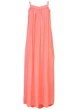 V Neck Maxi Dress Coral