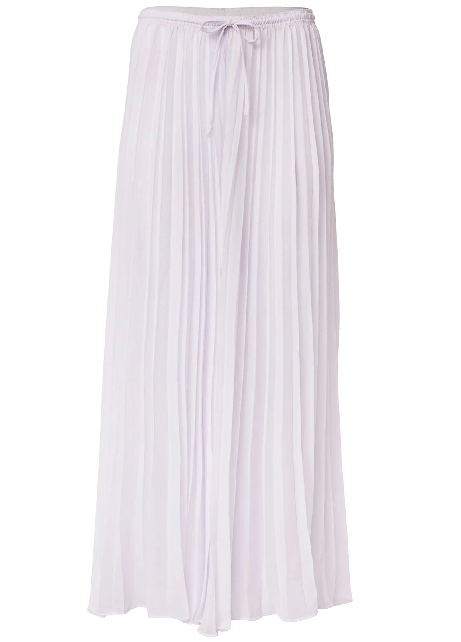 Pleated Cover Up Pants Pearl White