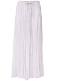 Pleated Cover Up Pants Pearl White