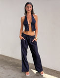 LAINEY PANT NAVY PINSTRIPE