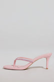 Heeled Sandal in Blush Pink