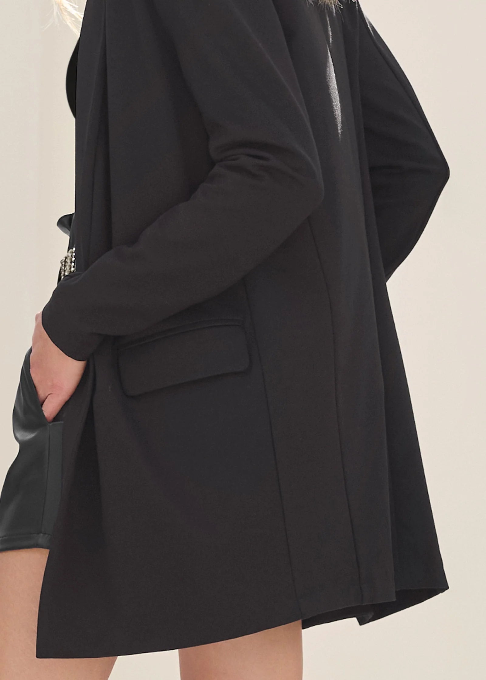 Ponte Blazer Jet Black