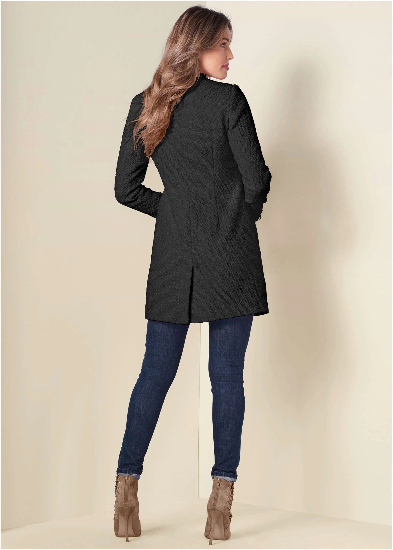 Tweed Jacket Black