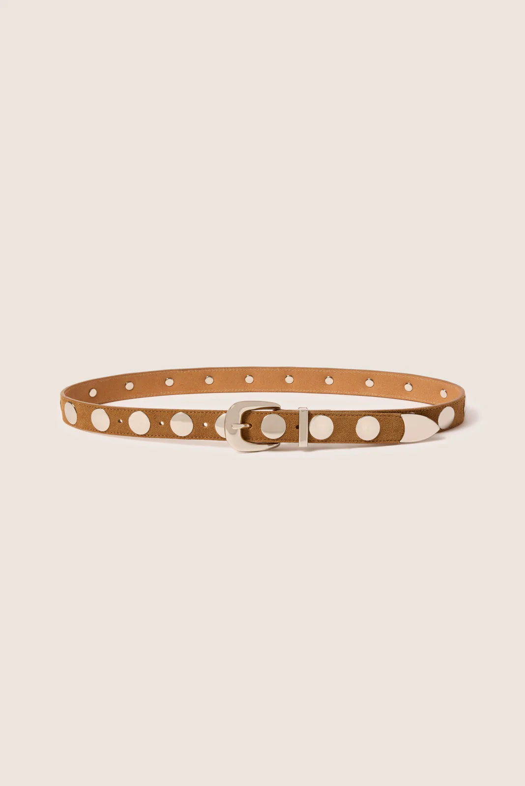 Brett Studded Suede Belt