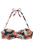 Bandeau Top Red Yellow Tropic