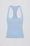 Soft Active Racerback Tank Top in Sky