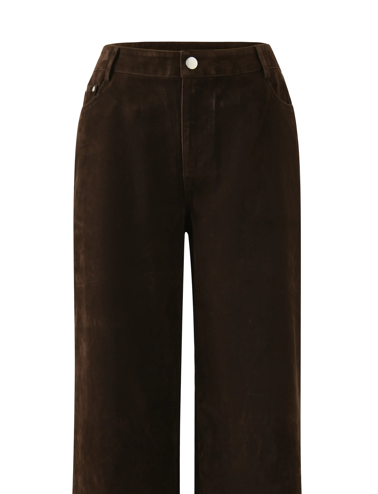 CAMELLIA PANT CHOCOLATE SUEDE