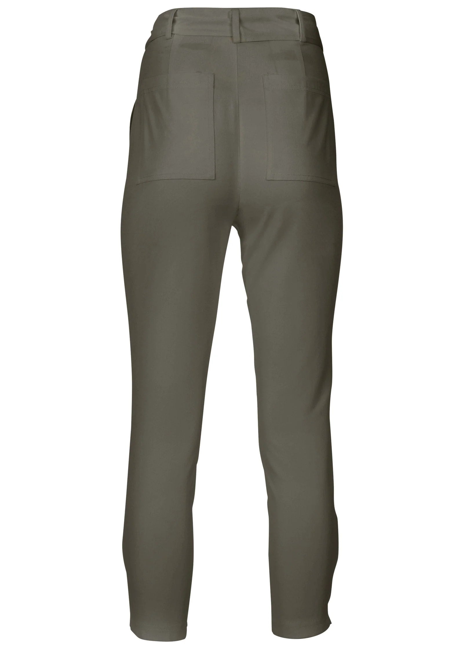 Relaxed Twill Straight Pant Olive