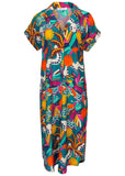 Maxi Button Down Retro Chicka Boom