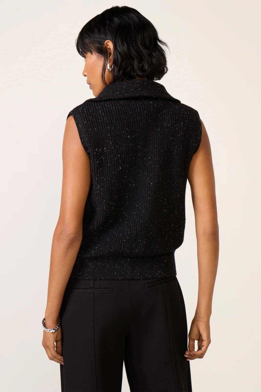 Hally Half Zip Rib Vest