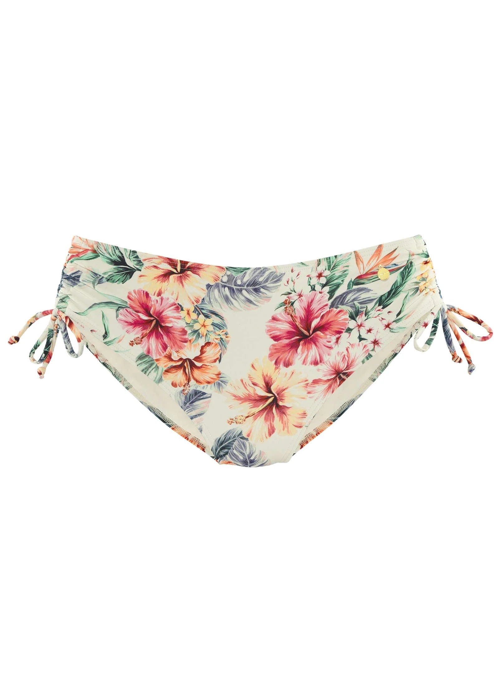 Printed Tie Side Moderate Bottom Cream Multi