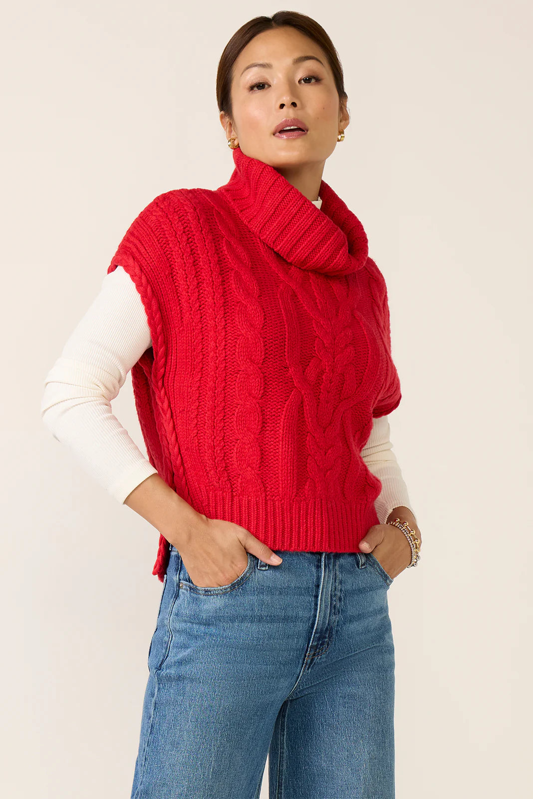 Angelica Cable Trim Vest