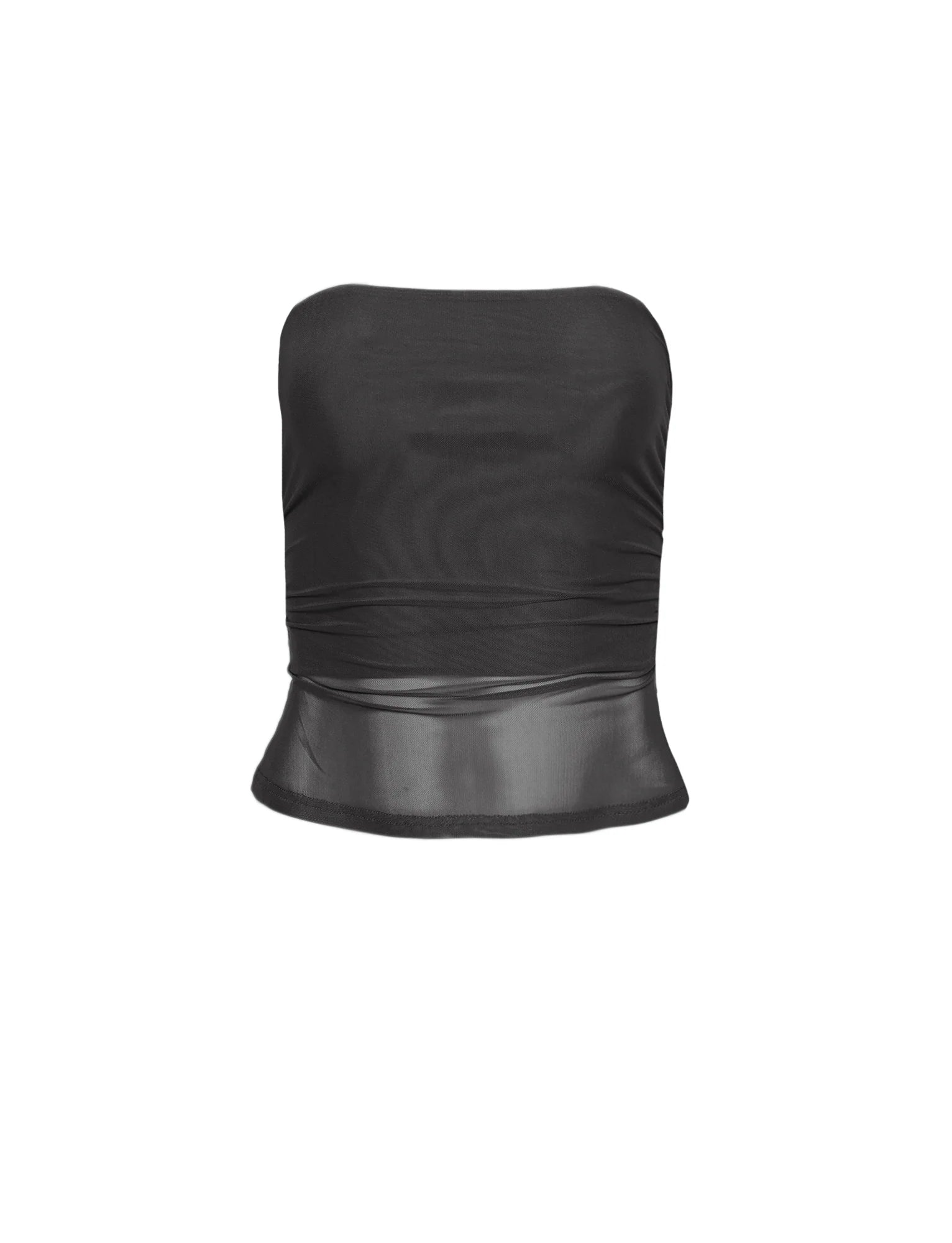 HARRIETT TUBE TOP BLACK