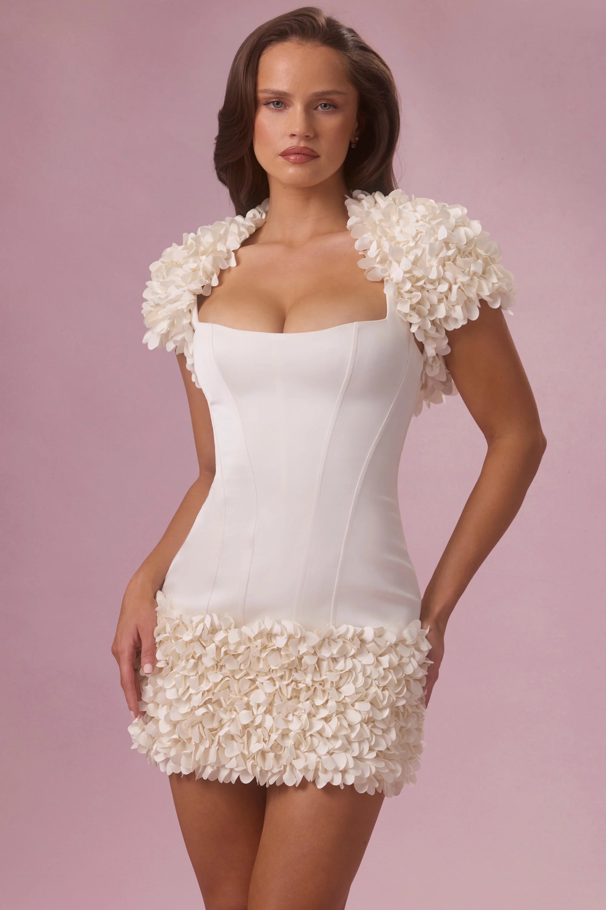 Cropped Bolero in Pearl