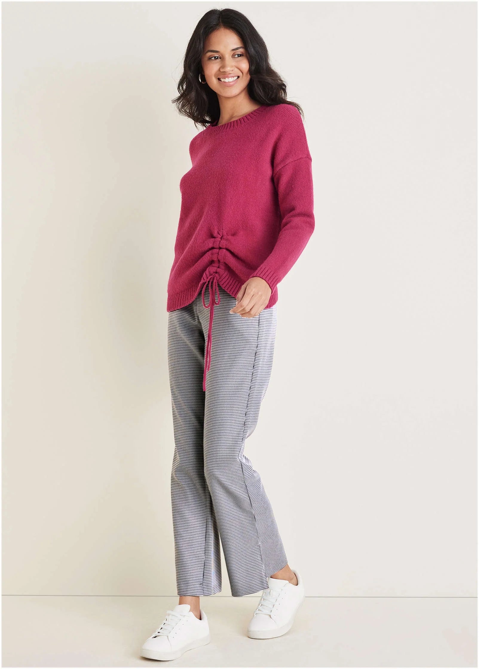 Ruched Sweater Vivacious