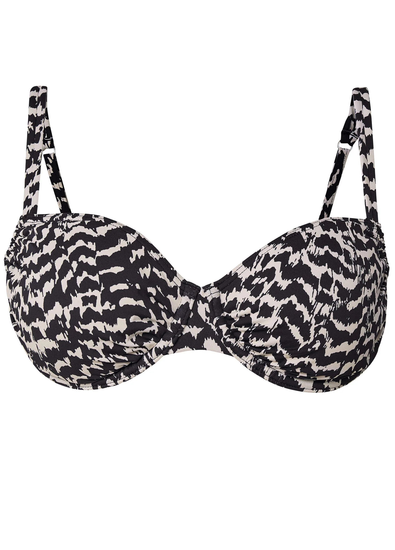 Double Strap Underwire Top Electric Wave