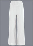 Slit Cover Up Pants White