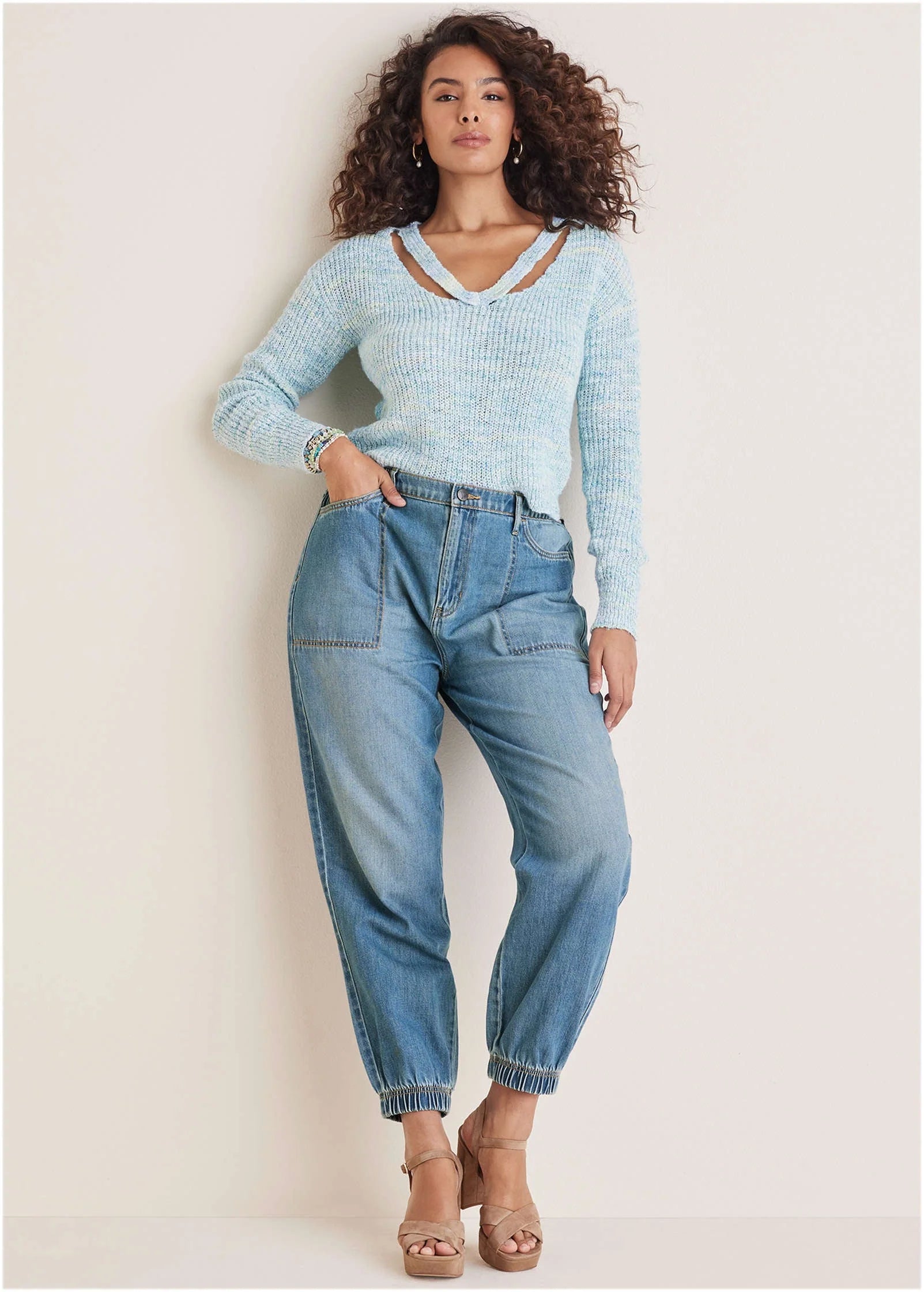 Denim Jogger Light Wash