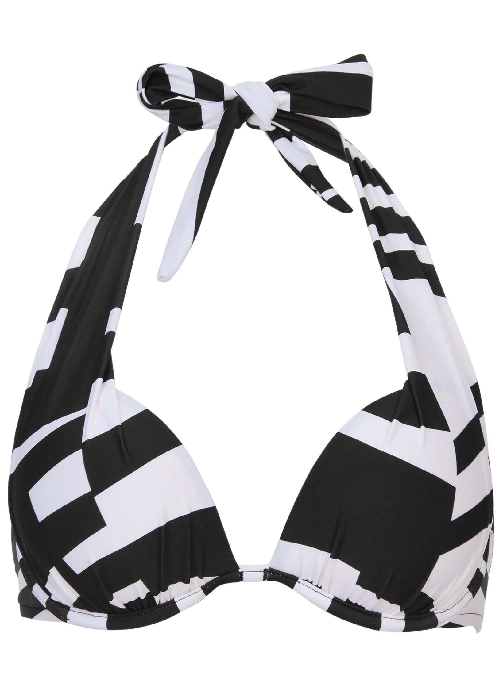 Marilyn Push Up Bikini Top Modern Abstract