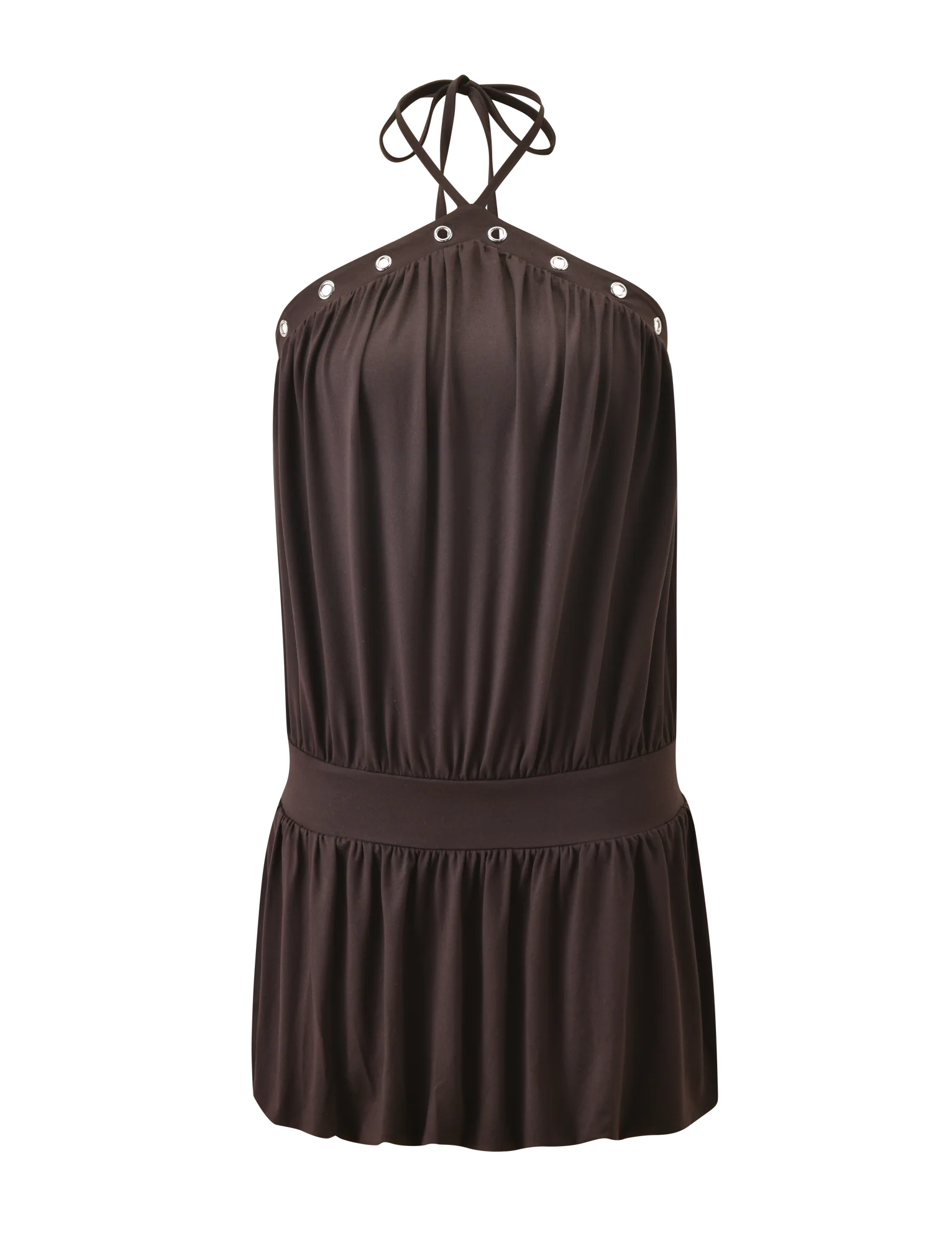NATASHA DRESS CHOCOLATE