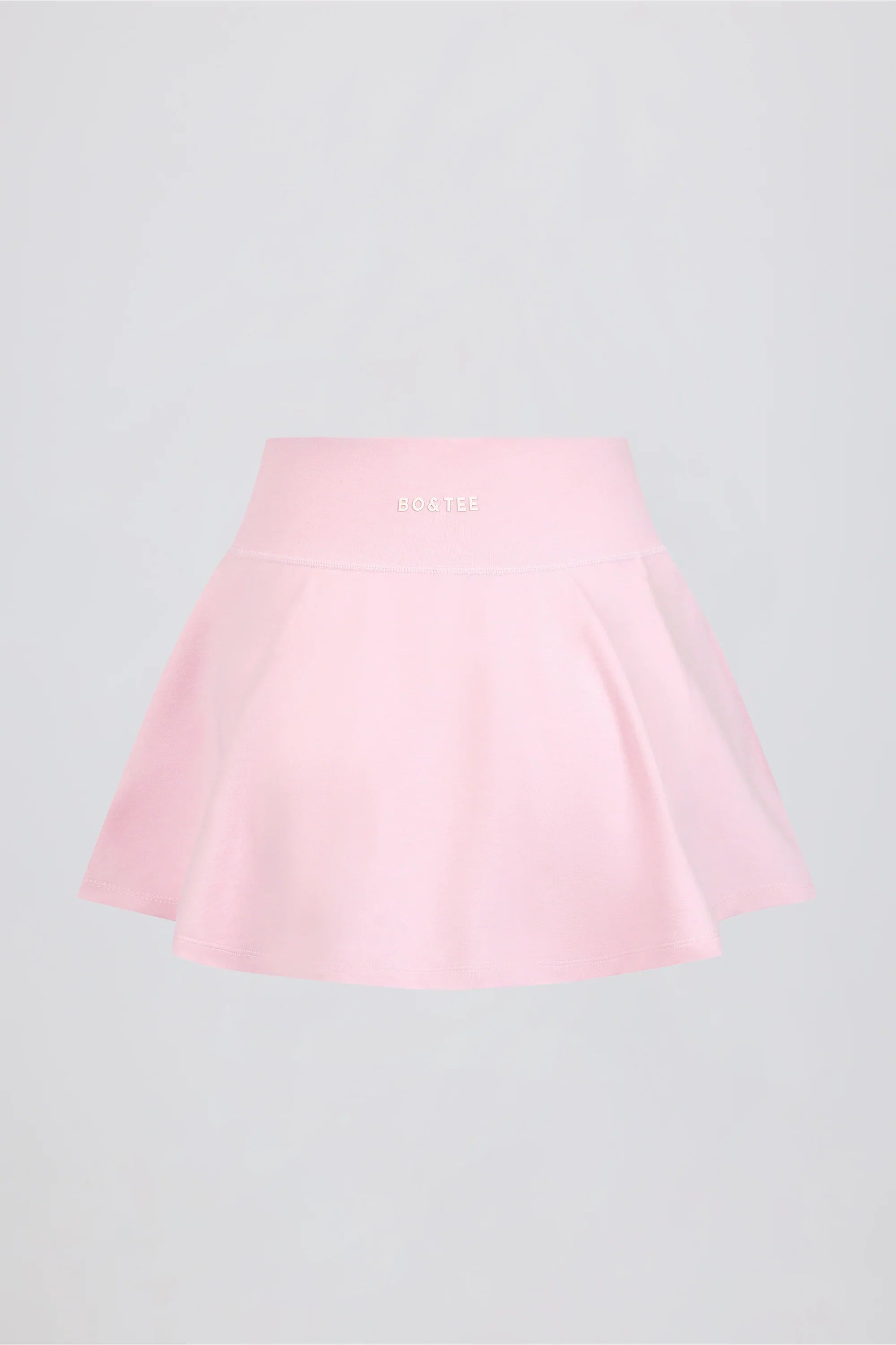 Brushed Jersey Crossover Mini Skort in Bloom