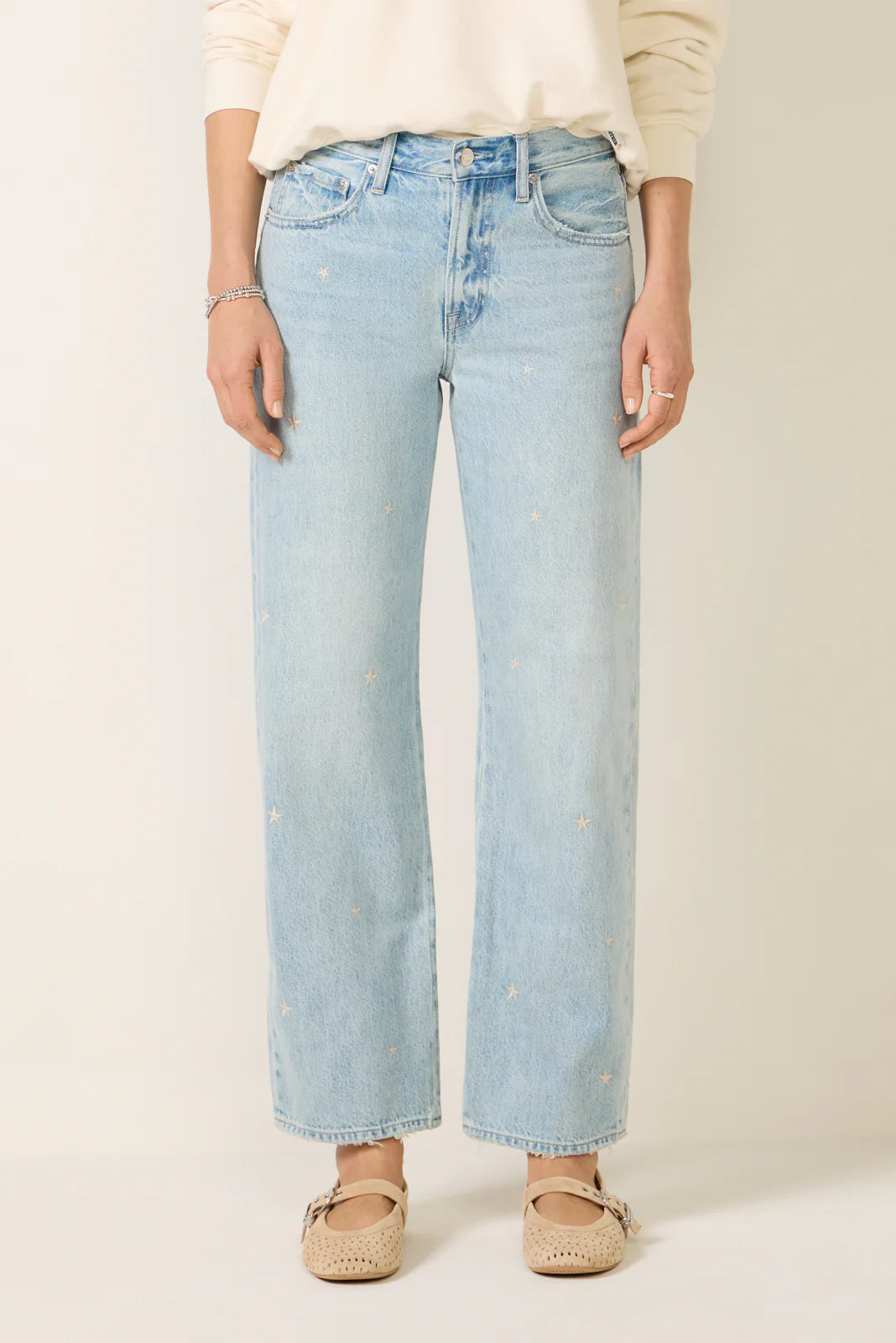 Lexi Bowed Straight Jean