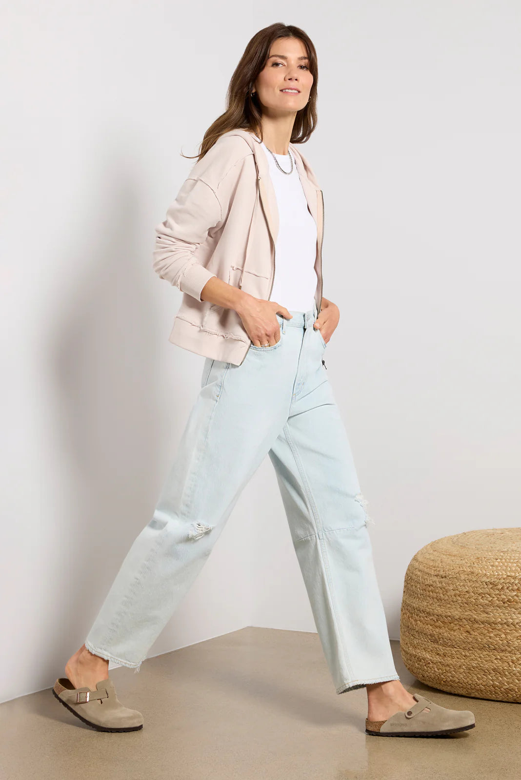 Jillian Zip Up Hoodie Sweatshirt