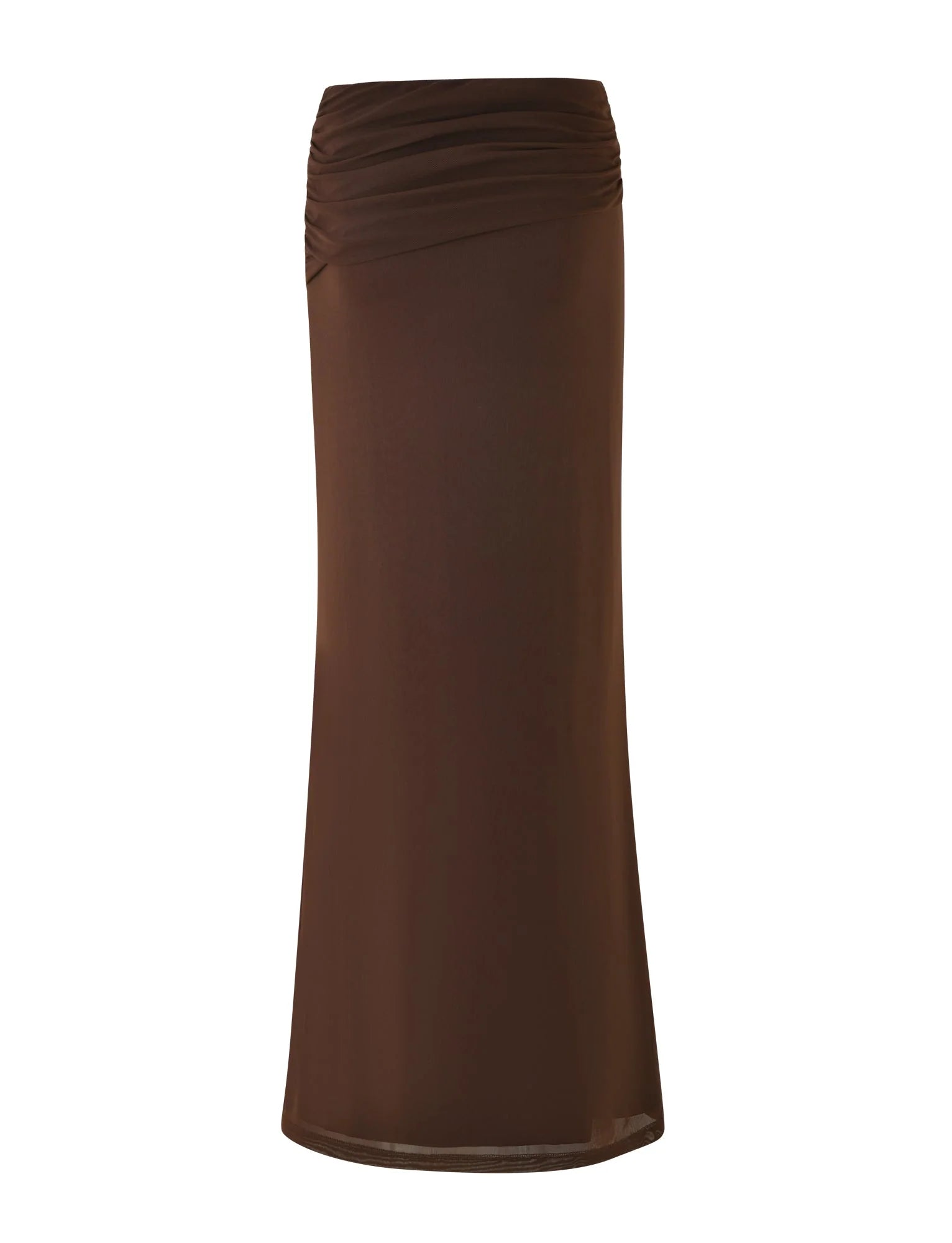 ESHA MAXI SKIRT BROWN CHOCOLATE