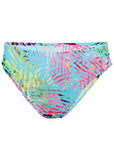 High Waist Moderate Bottom Electric Palm