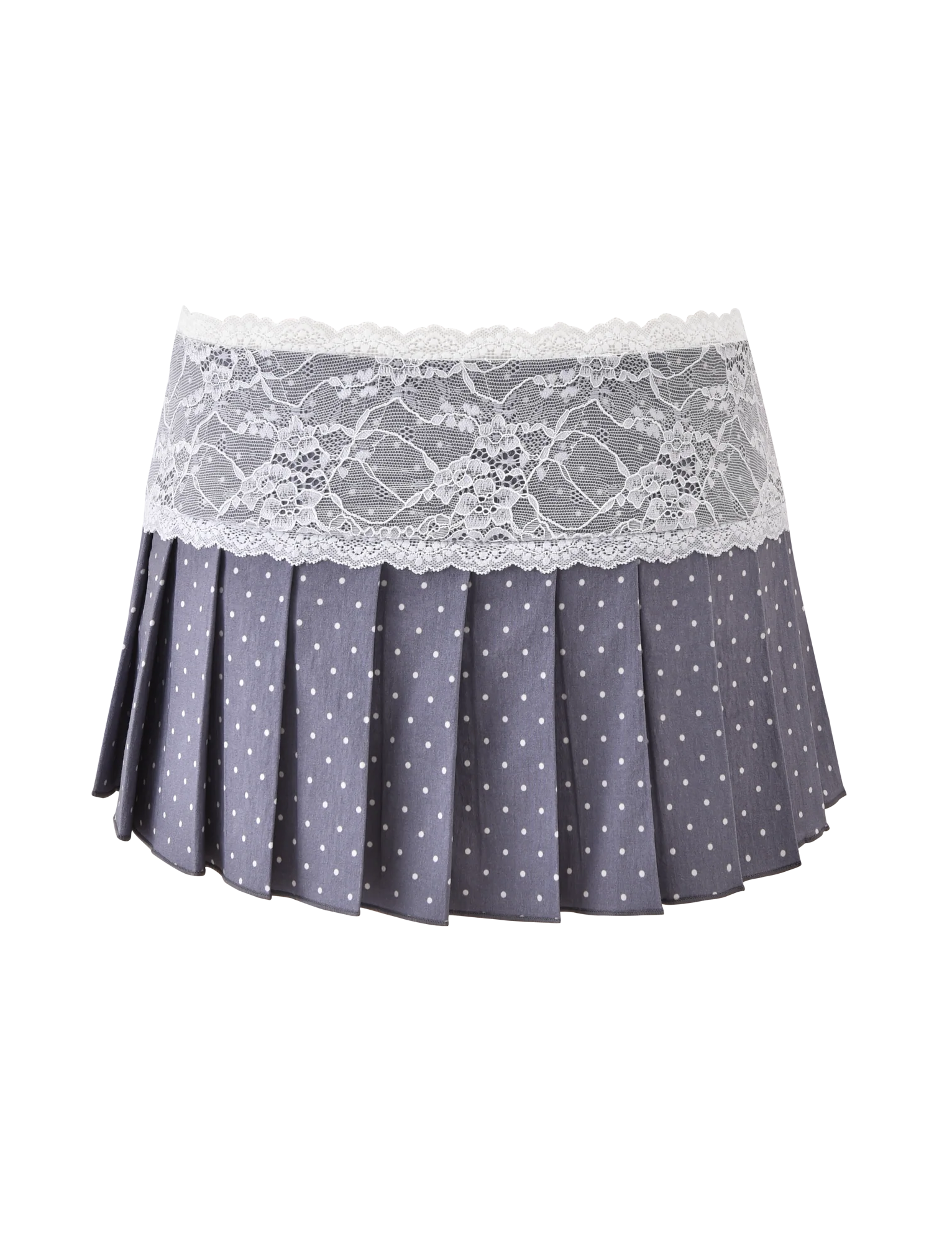 KITTIE LACE SKORT GREY DOT
