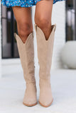Shania Tan Tall Cowboy Boots