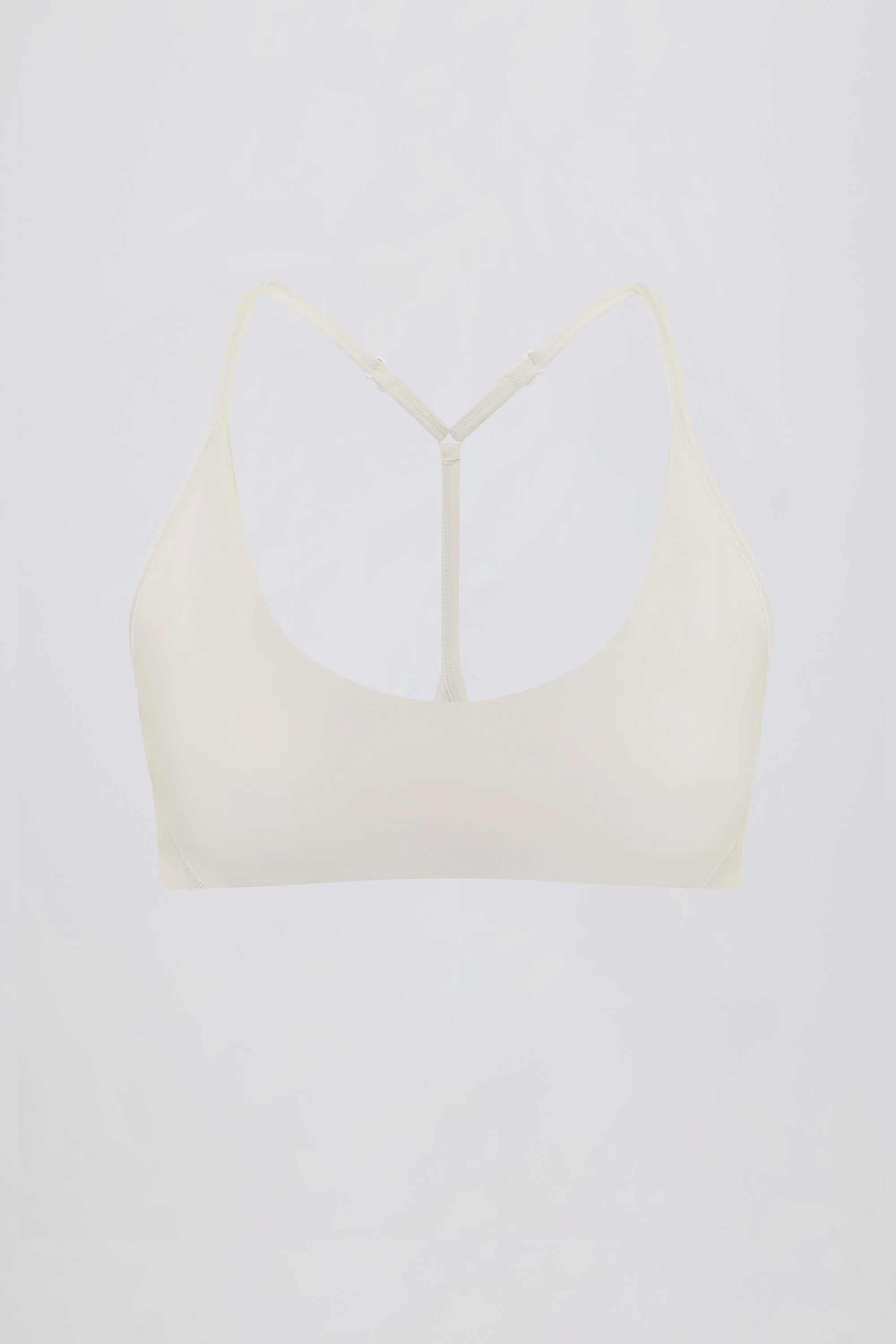Soft Active Racerback Sports Bra in Oat