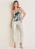 Mirror Sequin Tank Mirrored Mesh Sequins