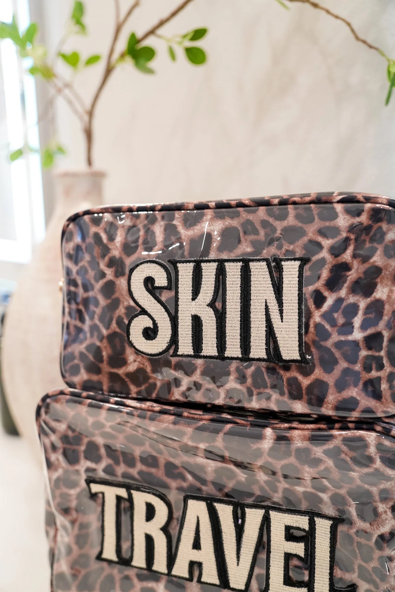 KenzKustomz Leopard Clear Coat Large Bag Skin