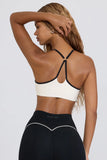 Soft Active Sweetheart Neck Sports Bra in White
