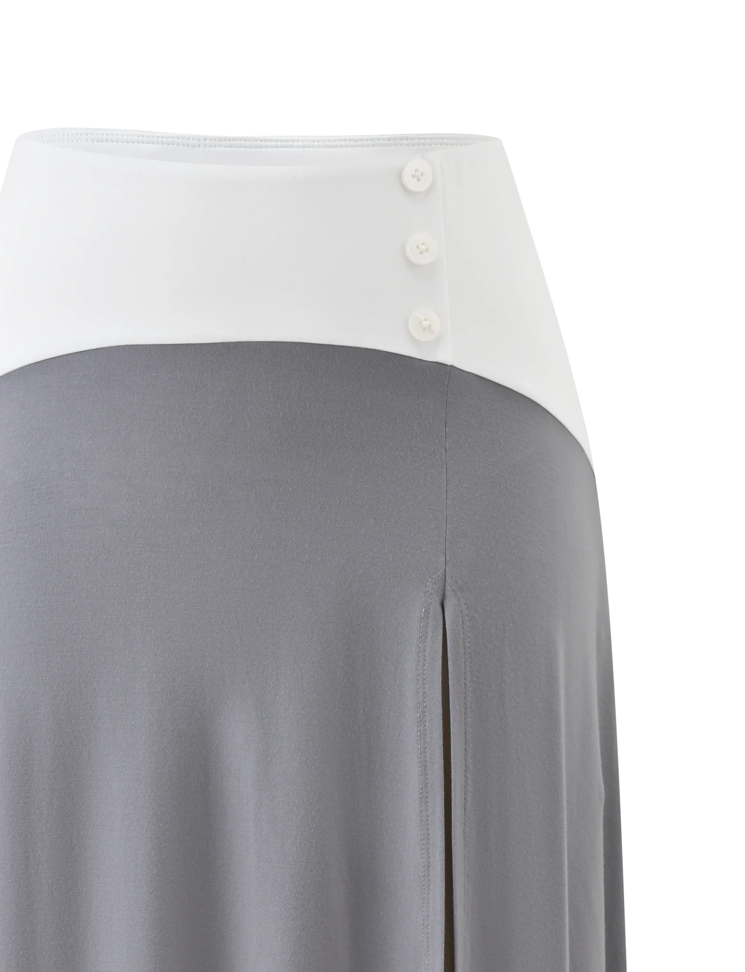 ALYSSA HI LO SKIRT GREY