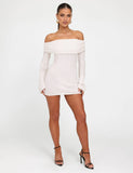 DIEDRE JUMPER DRESS WHITE CREAM