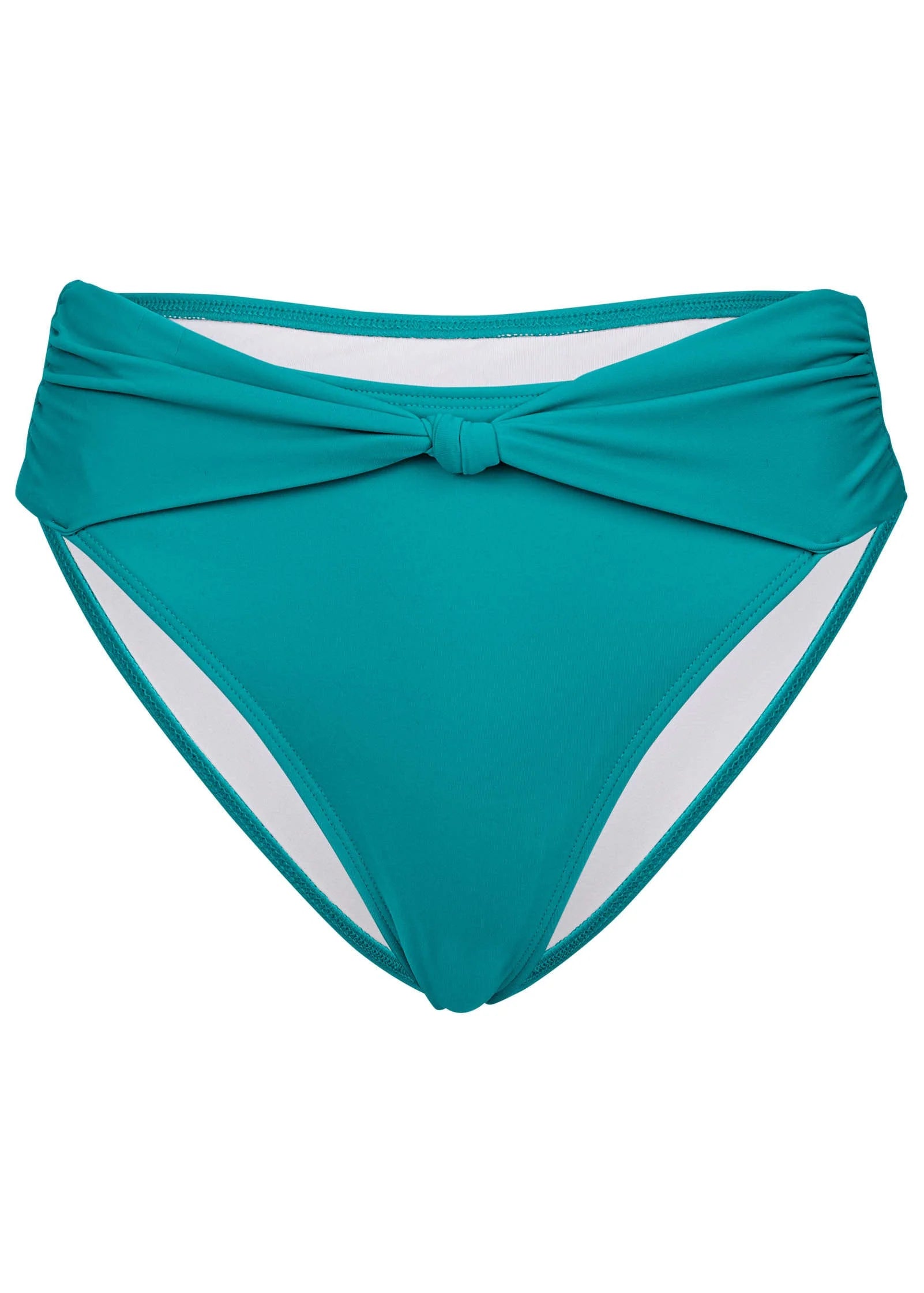 Knot Detail Bikini Bottom Teal