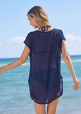 Relaxed Tunic Cover Up Ultramarine Blue