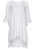 Crochet Cover Up Tunic White