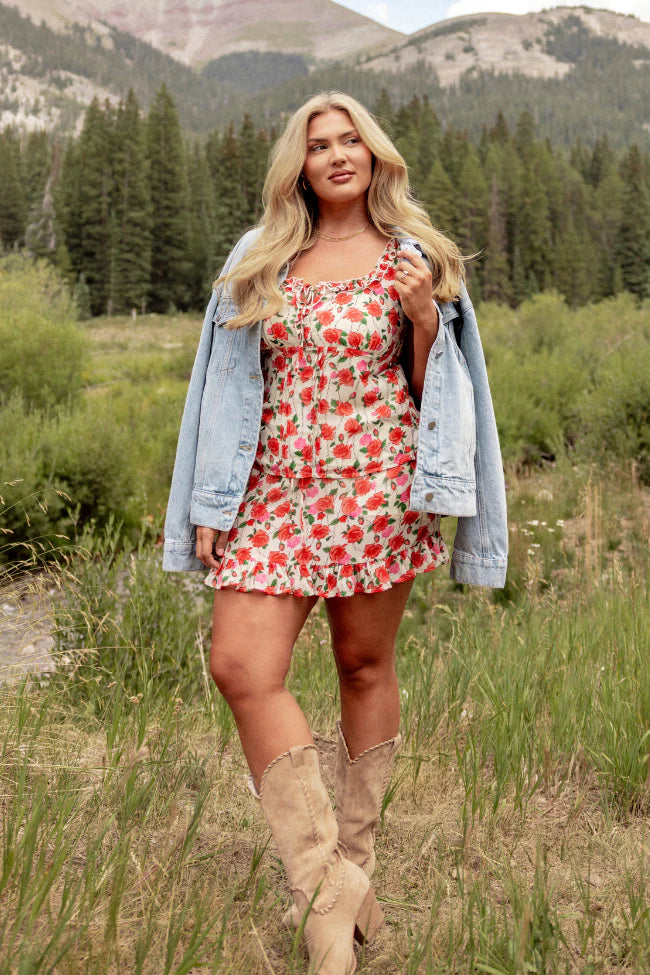 McKenna Red Roses Skort Set SALE