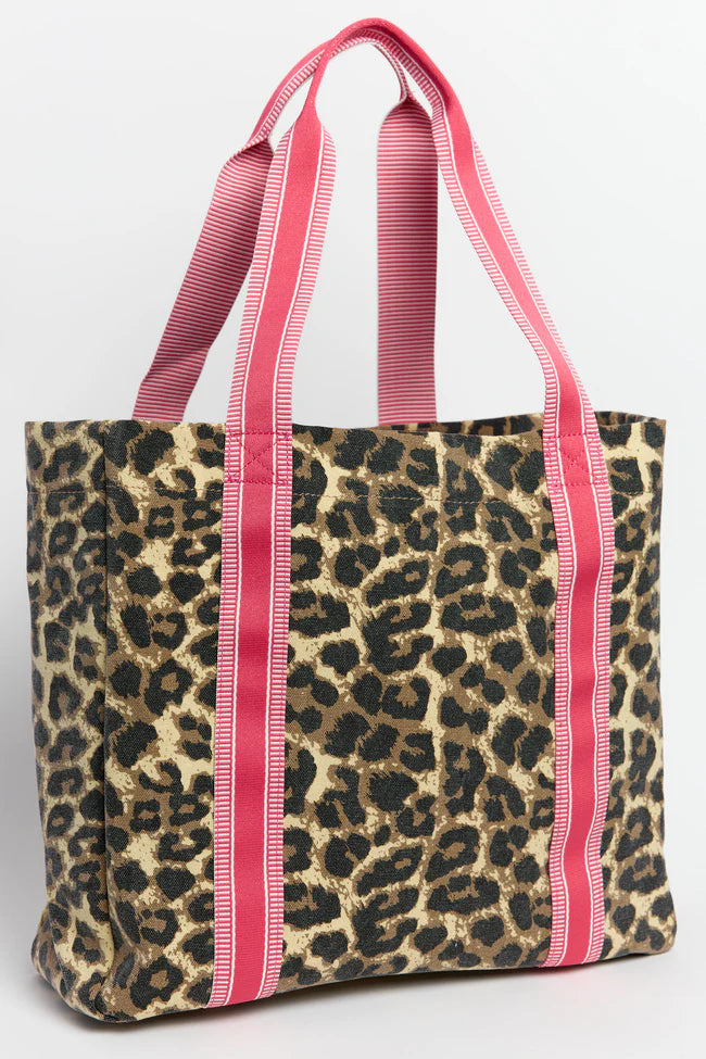 Tabitha Leopard Print Tote