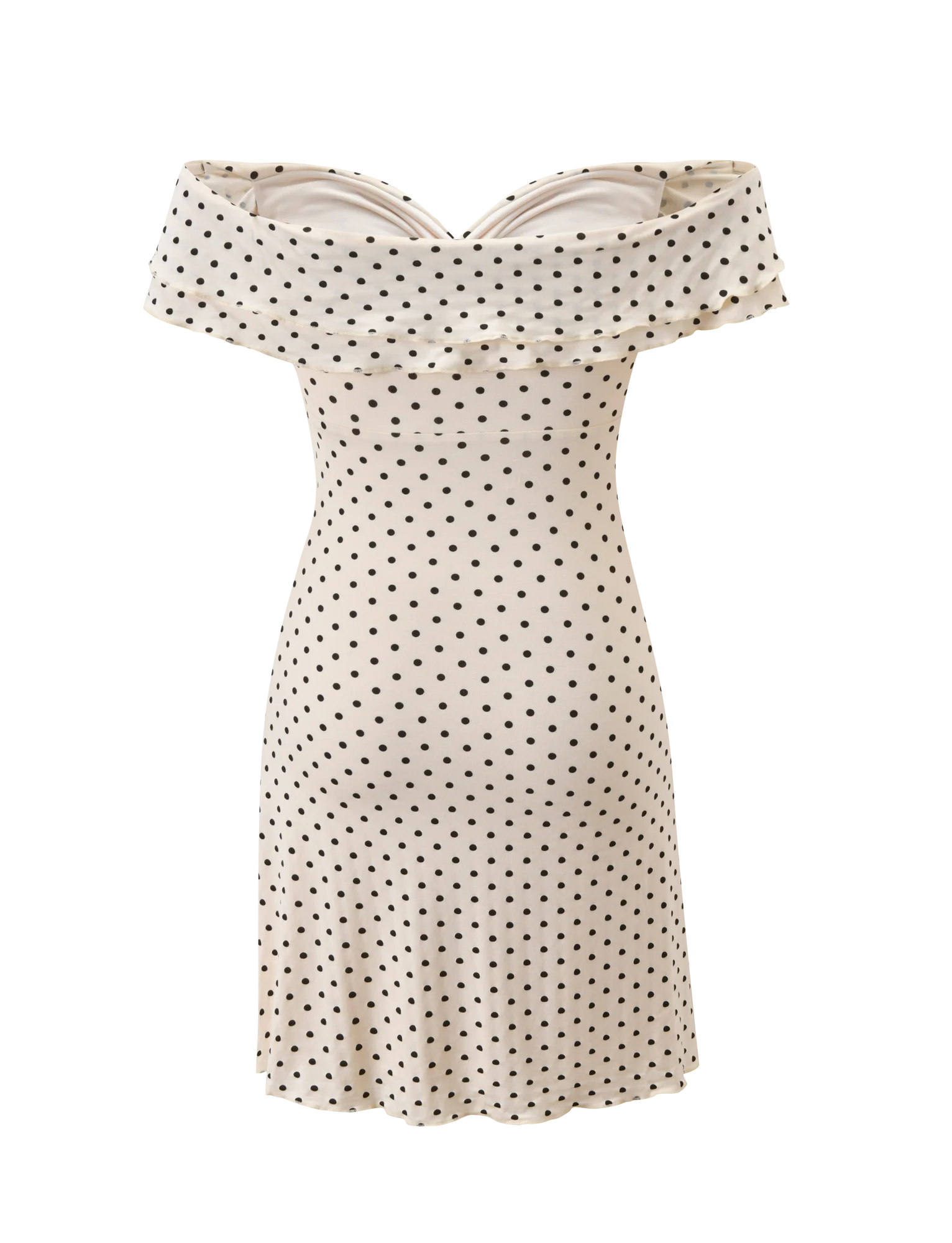 DENALI MINI DRESS CREAM DOT