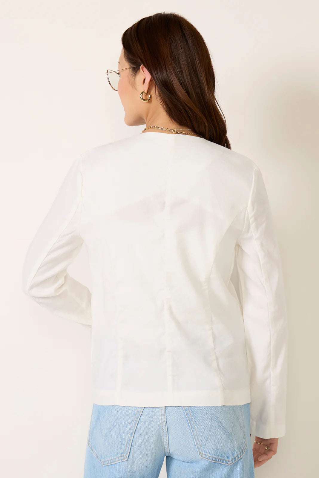 Mya Stretch Linen Blazer