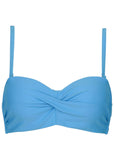 Amalfi Bandeau Top Azure Blue