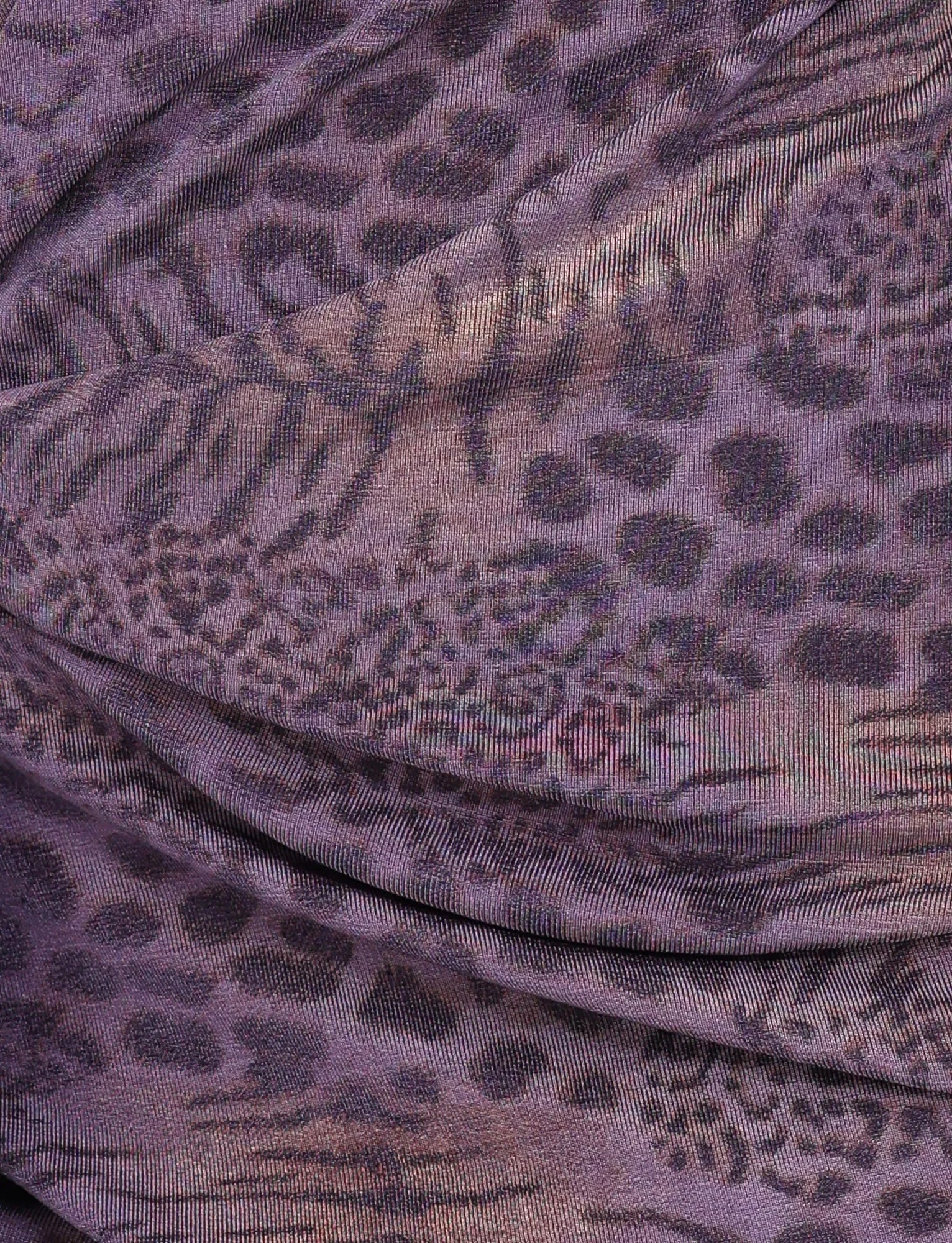 INDIGO MINI DRESS PURPLE TIGER