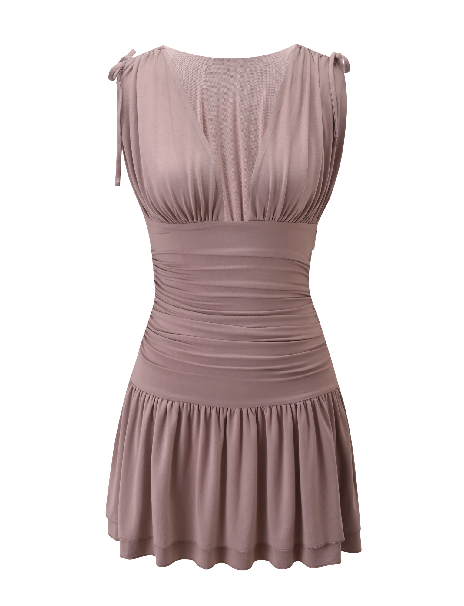 HALONA MINI DRESS MOCHA