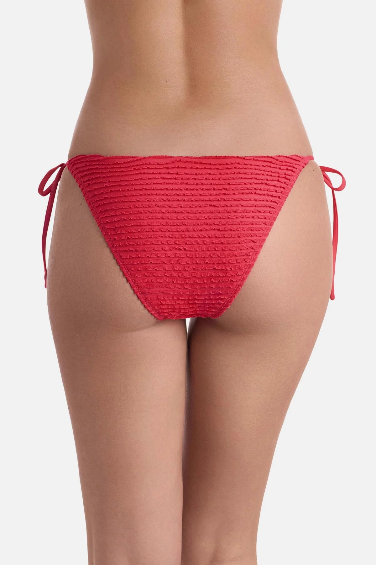 Peyton Tie Side Pant Baby Ruffle Hot Coral