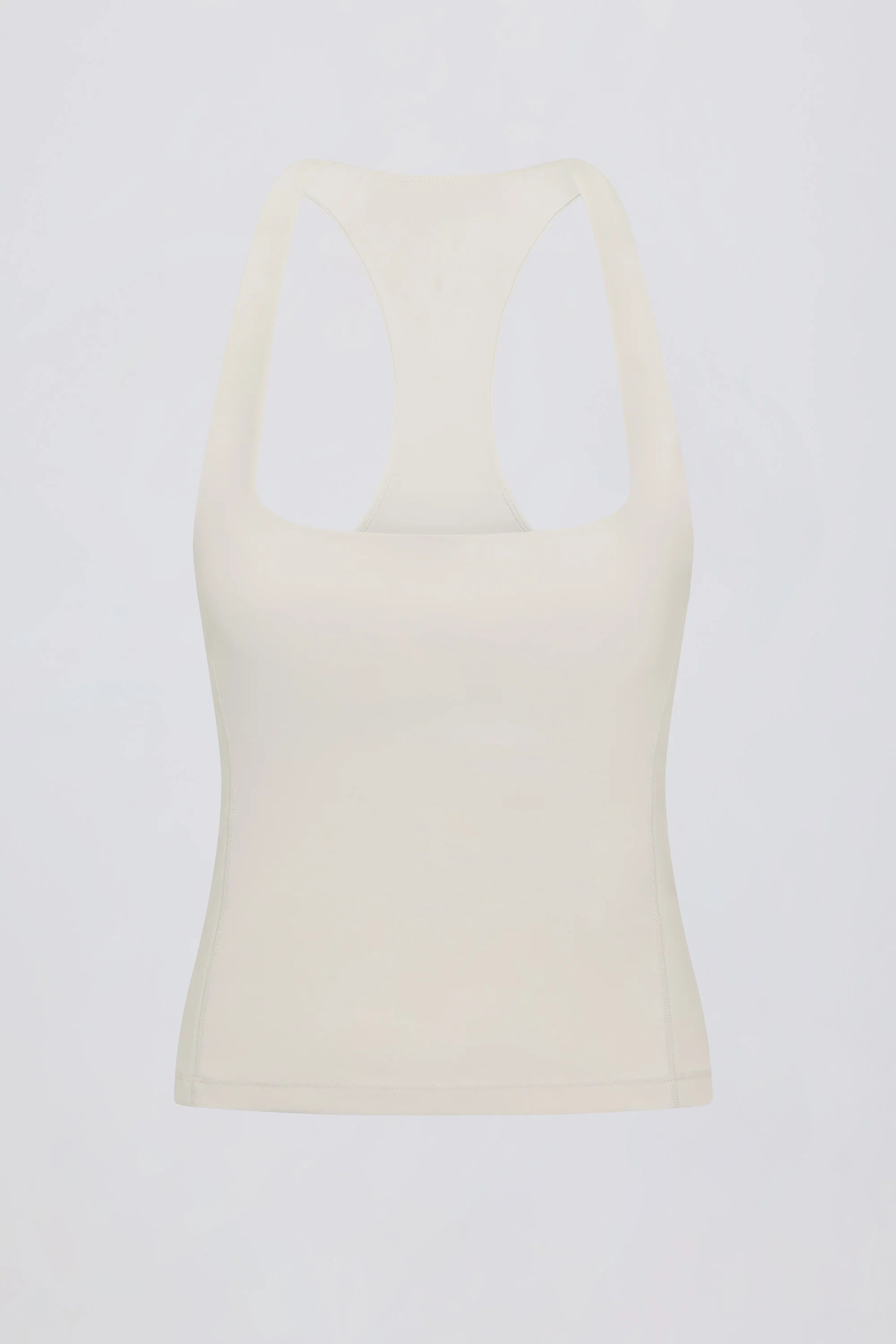 Soft Active Racerback Tank Top in Oat