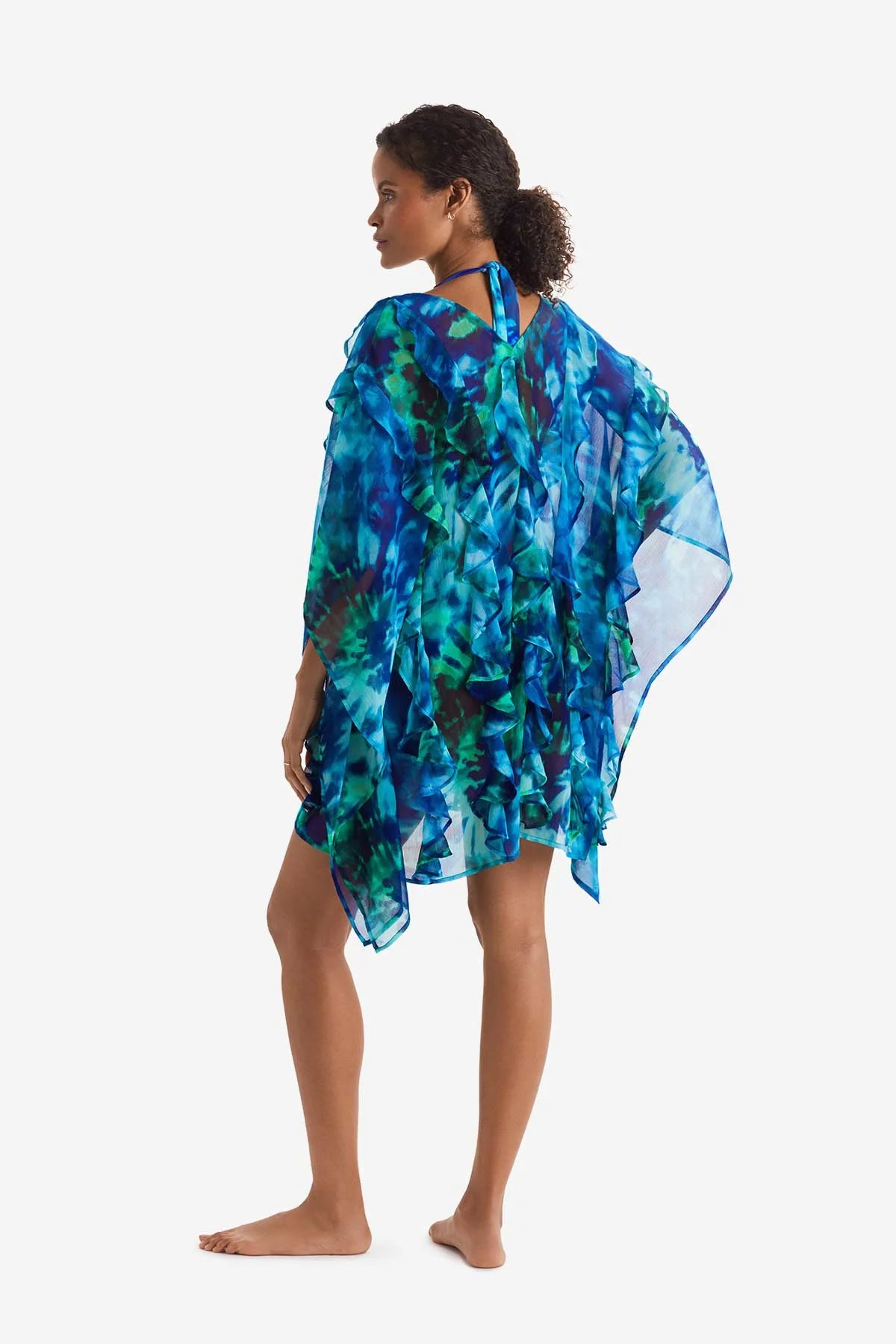 Breeze Poncho Saltwater Tie Dye
